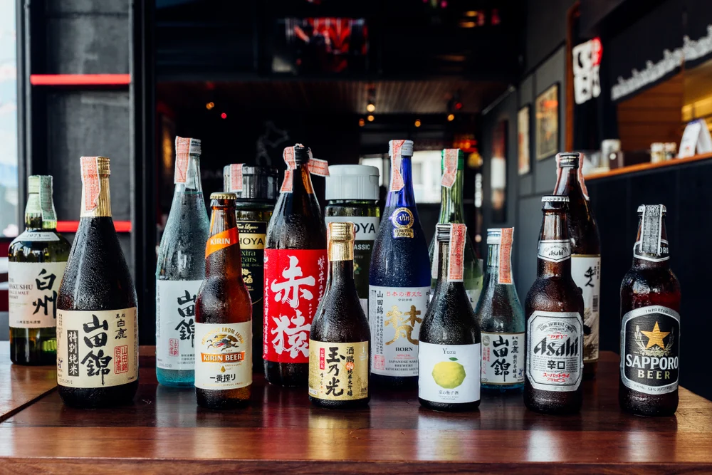 sushi lover verschillene Japanse bier